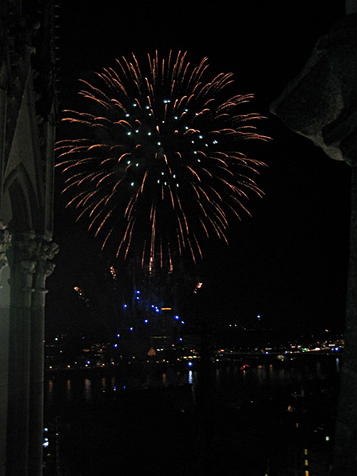 Das Feuerwekr auf dem Rhein